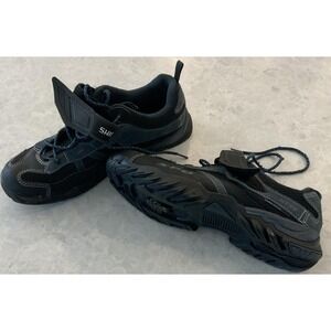 Shimano Men's 10.5 Black Double Strap Cycling Shoes With SPD Clips SH MT42NV